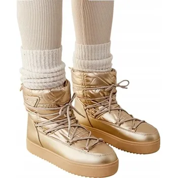 Dámská zimní obuv ZLATÉ DÁMSKÉ SNĚHULE COPESE 38