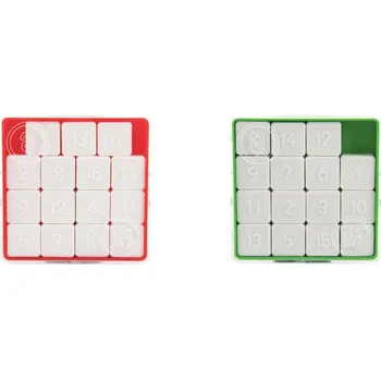 Hlavolam Směr Hra 15 hlavolam přesouvačka plast 7,5x7,5cm