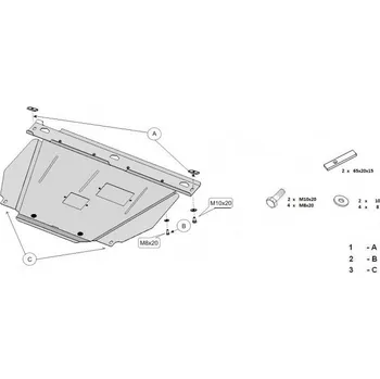 Kryt motoru Kryt pod motor CITROËN C5 Box Body/Kombi (DE_, RE_) - Plech - 8595698039903