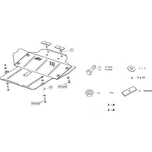 Kryt pod motor OPEL ASTRA F VAN (55_) - Plech - 8595698041258