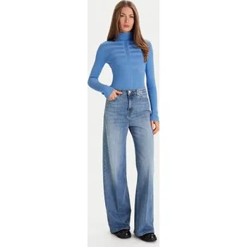 Dámský svetr Morgan Rolák 132-MENTOS.M Modrá Slim Fit XS