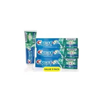 zubní pasta Crest Complete Whitening Scope Outlast 3x147g. Zubní pasta
