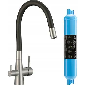 Vodovodní baterie Dřezová baterie Riveco v kompletu s změkčujícím filtrem vody-BRID768D