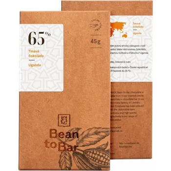 Čokoláda JANEK Hořká čokoláda Bean to bar - Uganda 65%