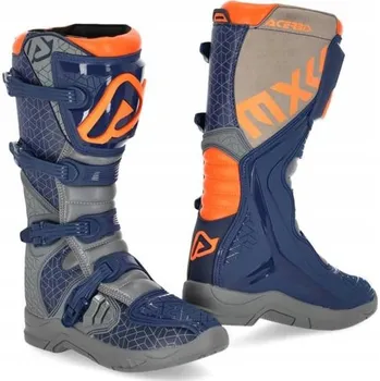 Moto oblečení Acerbis Boty X-Team modro-šedé velikost 43, cross enduro