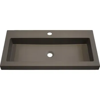 Nábytkové umyvadlo obdélníkové Ideal.X 40 cm šedé
