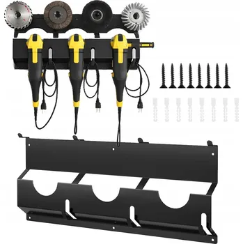 Věšák Nástěnný držák na úhlovou brusku FLEX - věšák, police, upevnění (3)