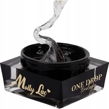 Lak na nehty Molly Lac stavební stavební gel s tixotropií ICE GLASS 5g