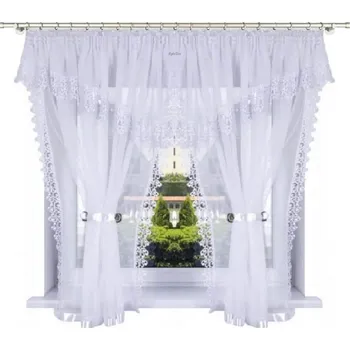 Záclona BytoTex Hotová voálová záclona DS 071, 400x150 cm