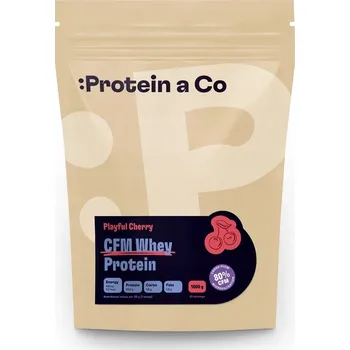 Protein CFM WHEY PROTEIN 80 1 kg – 14 příchutí, PŘÍCHUŤ: Playful cherry