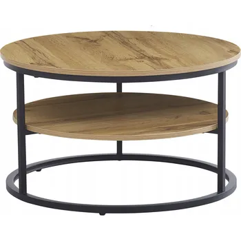 Konferenční stolek Konferenční stolek AGTRADE kulatý 60 x 60 x 42 cm dub