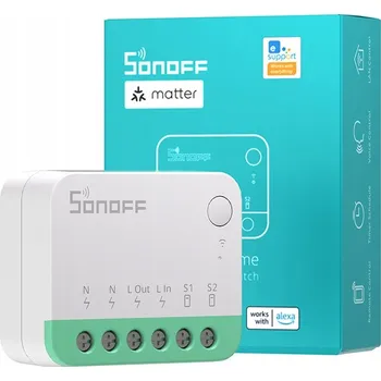 vypínač Sonoff Mini R4M WiFi chytrý vypínač do krabičky, ovladač Smart Home MATTER