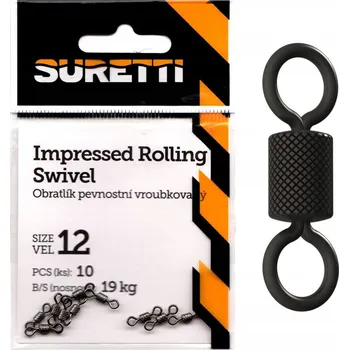 Suretti Pevnostní obratlík vroubkovaný vel.16/9kg (10ks) Velikost: Pevnostní obratlík vroubkovaný vel.6/43kg (10ks)