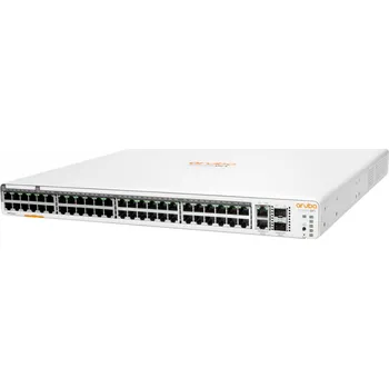 Switch Hewlett Packard Enterprise Aruba Instant On 1960 48G 40x Class4 8x Class6 PoE 2XGT 2SFP+ 600W Řízený L2+ Gigabit Ethernet (10/100/1000) Podpora PoE 1U Bílý
