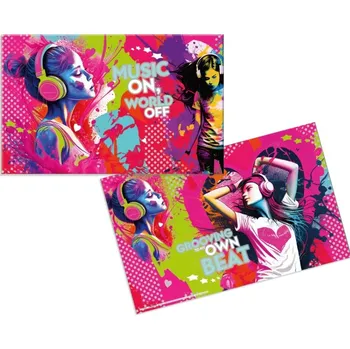 Stolní podložka Podložka na stůl - Music Girl, 550 x 350mm