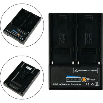 Adaptér baterie 2x NPF - V-Lock/V-Mount