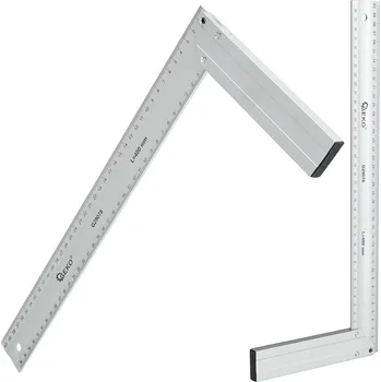 Úhloměr Geko Stavební truhlářský úhelník 400 mm ALU (60)
