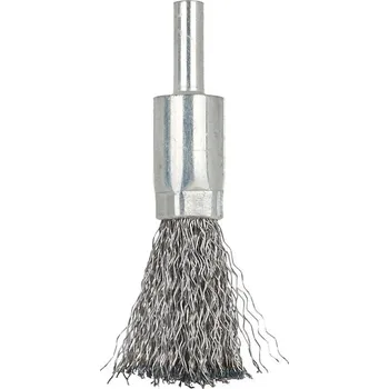 Drátěný kartáč Geko Drátěný kartáč s pleteným štětcem, kroucený drát 17 mm (400)