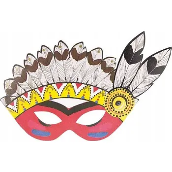 Karnevalová maska Maska Indiána / Indiánská maska