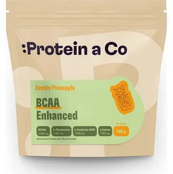Aminokyselina BCAA ENHANCED – komplex aminokyselin, Váha: 500 g, Exotic pineapple