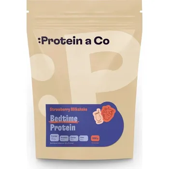 Protein BEDTIME PROTEIN 1 kg, PŘÍCHUŤ: Strawberry milkshake