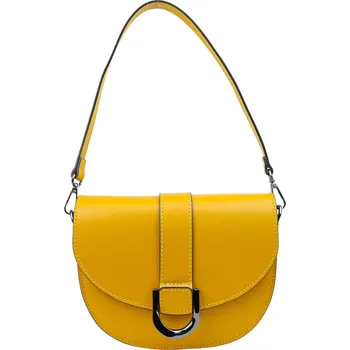 Kabelka Dámská kabelka z pravé kůže Kambo-M Žlutá