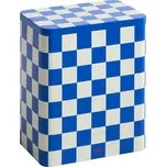 Plechová dóza Tin, Large, Blue / Off-white – HAY