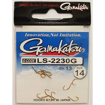Rybářský háček Háčky na dno, plavanou, s protihrotem Gamakatsu LS-2230G New Label, velikost 13, ks.