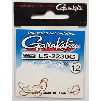 Rybářský háček Háčky s protihrotem Gamakatsu LS-2230G vel. 12 13 ks