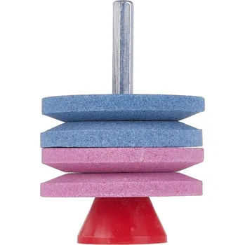 Sekačka Geko Dvojitý ostřič nožů sekaček na vrtačku/šroubovák 2x53mm HEX (100)