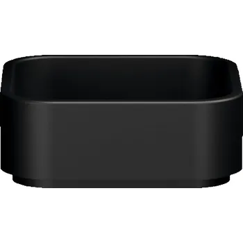 Kerasan HAKO keramické umyvadlo na desku 40x40 , černá mat