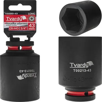 Dílna Geko Dlouhá nástrčná hlavice 3/4" 6-hran 43 mm CR-MO (1/20)