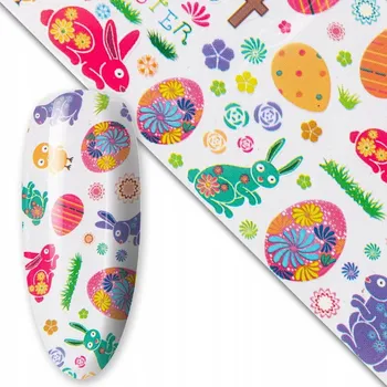 Velikonoce Fólie na přenos nehtů č. 4