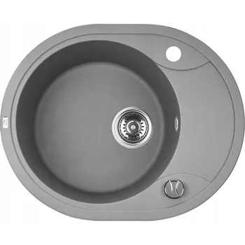 Granitový dřez Jednodřez Laveo Dafne granitový šedý