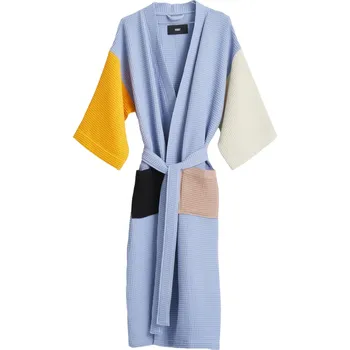 Pánský župan HAY Župan Waffle, Dusty Blue Multi AB545-D283