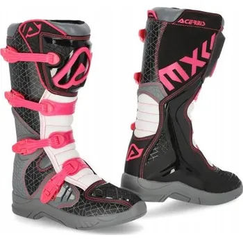 Moto obuv Acerbis Boty X-team Růžové 42 cross enduro