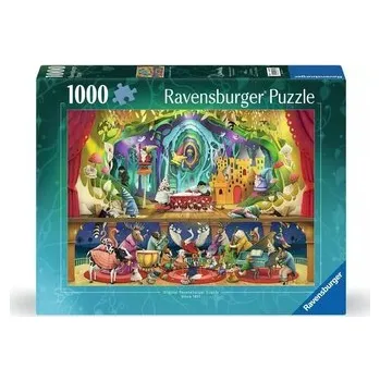 Puzzle RAVENSBURGER Puzzle Sněhurka a sedm trpaslíků 1000 dílků