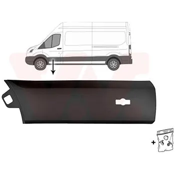 Lišta karosérie Ozdobná / ochranná lišta, dveře VAN WEZEL 1992423