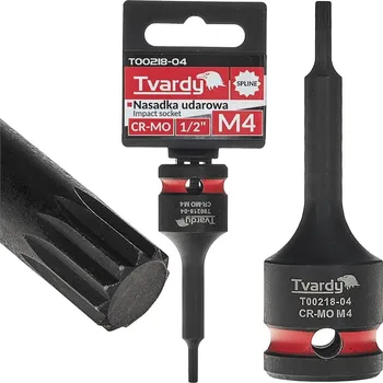 Geko Nástrčkový klíč SPLINE 1/2" M4 CR-MO (10/100)