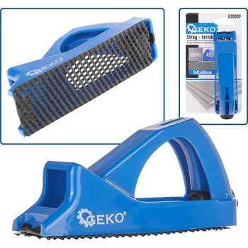 Ruční nářadí Geko Hoblík - rašple na sádrokartonové desky 140x40mm (12/144)