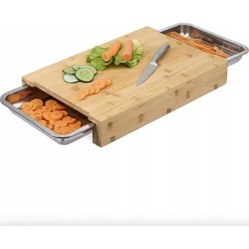 Kuchyňské prkénko Krájecí prkénko Relaxdays bambusové