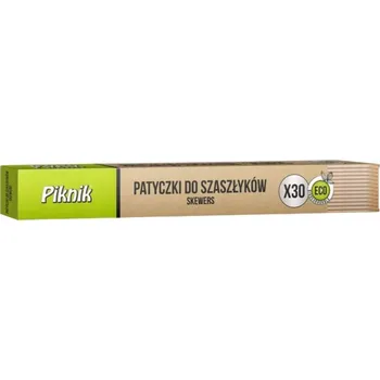 Obraz Piknik tyče 20 cm 30 ks dřevěné