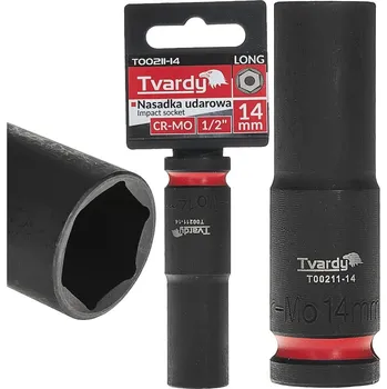 Geko Dlouhá nástrčná hlavice 1/2" 6-hranná 14 mm CR-MO (6/72)