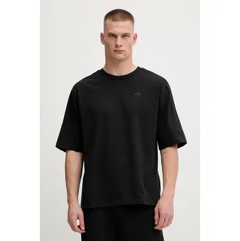 Bavlněné tričko adidas Originals Oversize Tee JY1398 černá 99X, vel. L