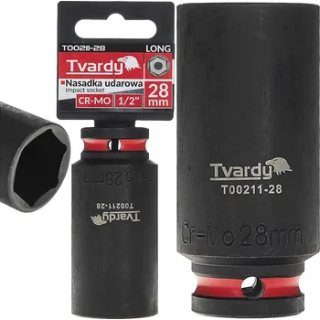 Dílna Geko Dlouhá nástrčná hlavice 1/2" 6-hranná 28 mm CR-MO (6/36)