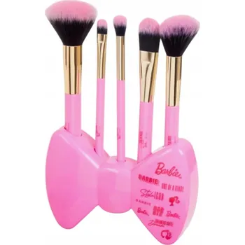 Kosmetický štětec BARBIE Sada 5 štětců na make-up v pouzdře