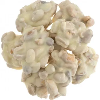 Čokoláda Arašídové hrudky v bílé čokoládě Množství: 1000 g