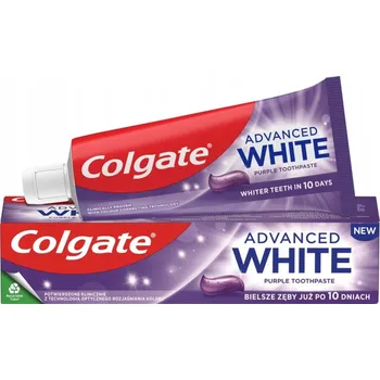 zubní pasta Colgate Advanced White Purple White bělící zubní pasta 75 ml
