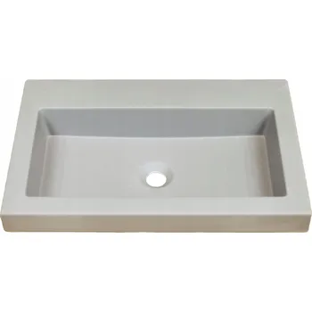 Nábytkové umyvadlo obdélníkové Ideal.X 40 cm šedé