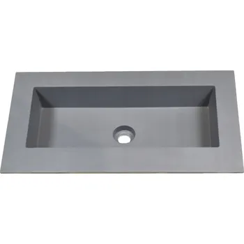 Umyvadlo nábytkové obdélníkové Ideal.X 45 cm šedé